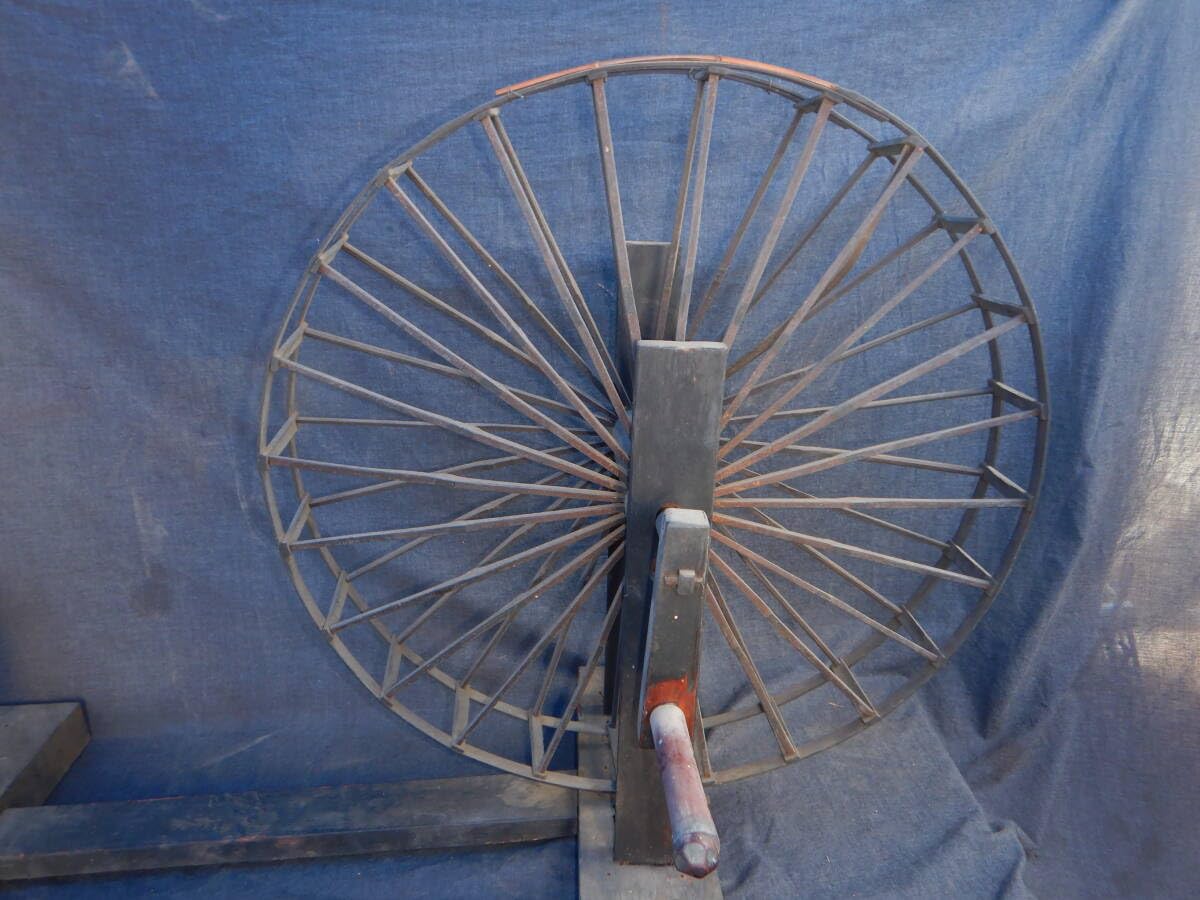 Amazon | 時代物糸巻き機糸車木製糸巻機紡ぎ機古民家古民具